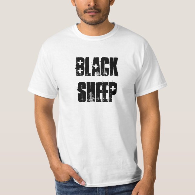 T-shirt Moutons noirs de punk rock (Devant)