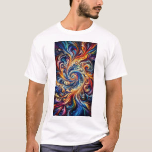 T-shirt Mouvement coloré Art Abstrait