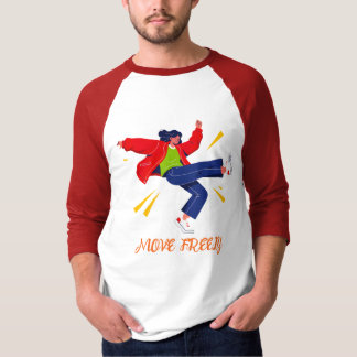 T-shirt Mouvement de danse énergique Graphique jeunesse