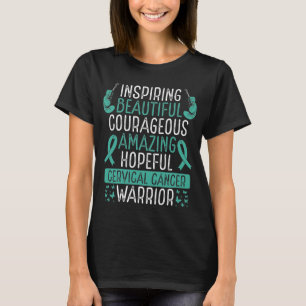 T-shirt Mouvement de sensibilisation au cancer du col utér
