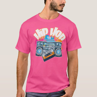 T-shirt Mouvement Des Chansons De L'Artiste De Mode Hip ho