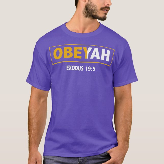 T-shirt Mouvement des racines hébraïques Yahweh Yahshua Ye (Devant)