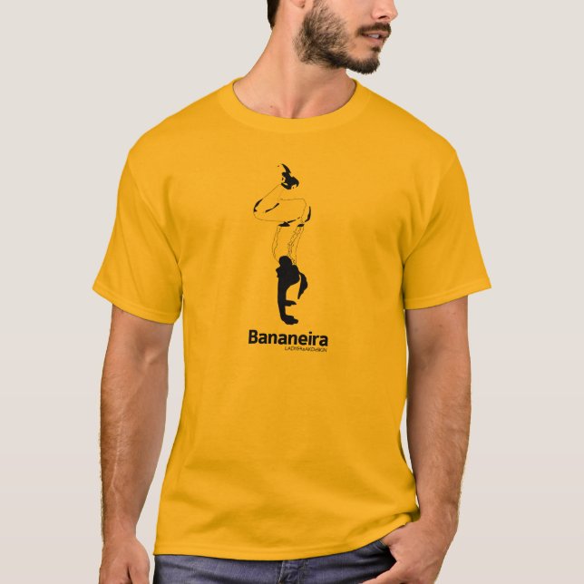 T-shirt Mouvements de Capoeira, bananeira (Devant)