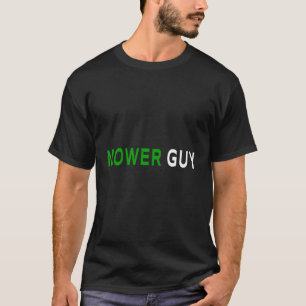 T-shirt Mower Guy Gardener Pelouse de moulage de l'herbe c