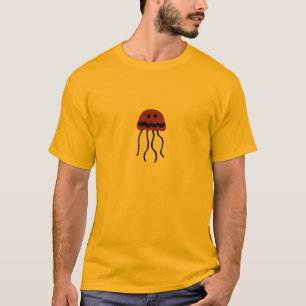 T-shirt moyen de méduses