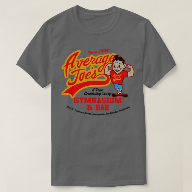 T-shirt Moyenne Joies Gymnasium et Bar Lts (Design devant)