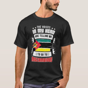 T-shirt Mozambique Dans Ma Tête