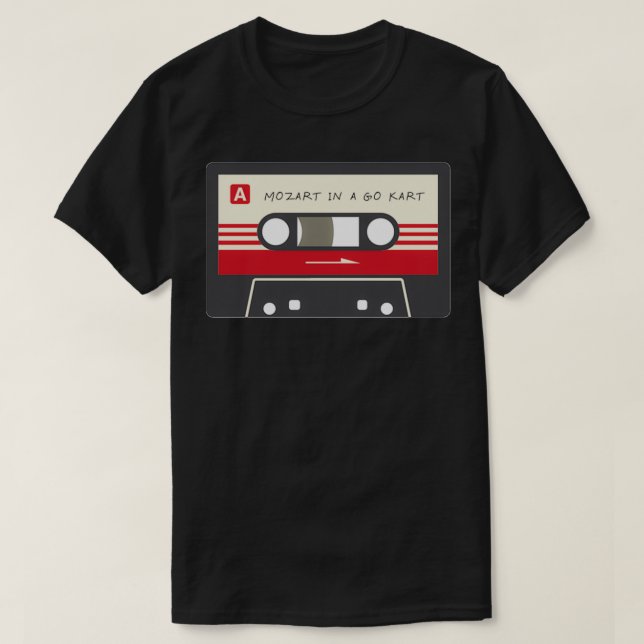 T-shirt Mozart dans un Go Kart 4 (Design devant)