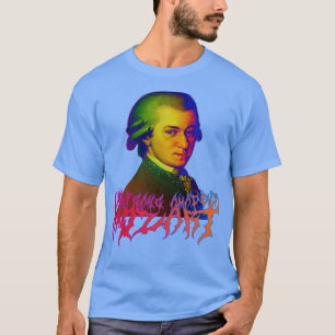 T-shirt Mozart Metal Tie Dye Wolfgang Amadeus Mozart Psych