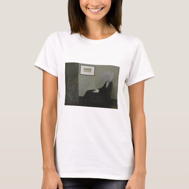 T-shirt Mr Bean Whistler Mother256 (Devant)