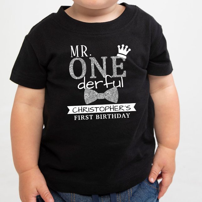 T-shirt « Mr. ONEderful » pour le 1er anniversaire (Créateur téléchargé)