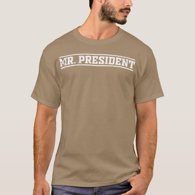 T-shirt Mr President family (Devant)