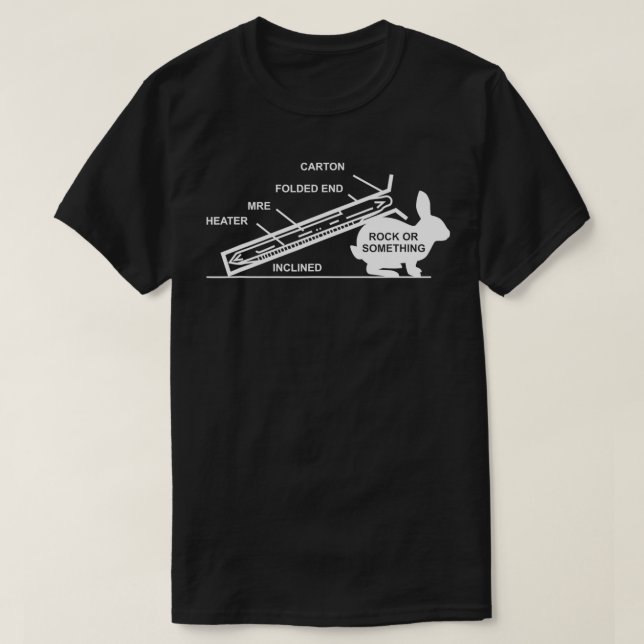 T-shirt MRE Rock ou quelque chose de lapin  (Design devant)