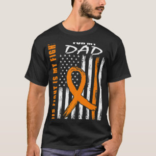 T-shirt MS Son combat est mon père de combat Sclérose en p