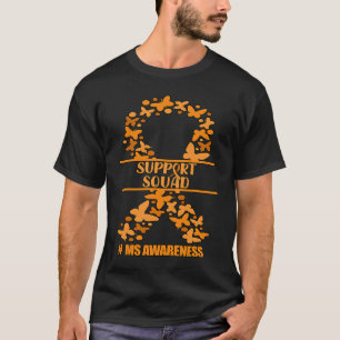 T-shirt MS SUPPORT SQUAD MULTIPLE SCLEROSIS Ribbon Award
