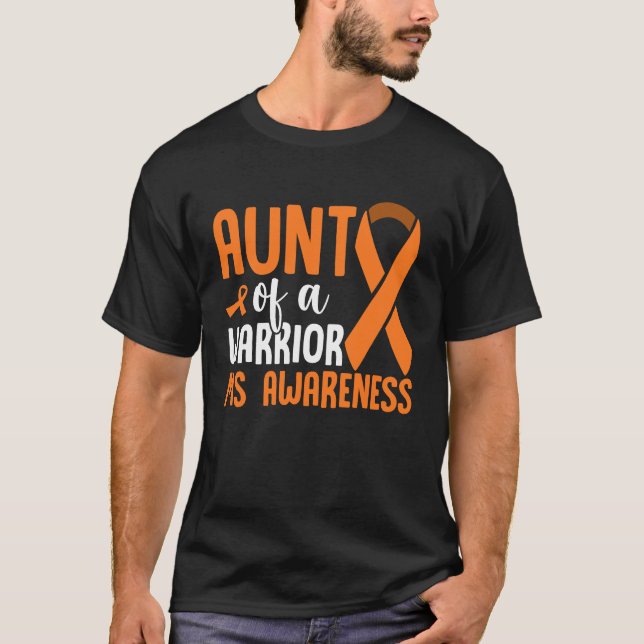 T-shirt MS Warrior Multiple Sclerosis Awareness Grandma Of (Devant)