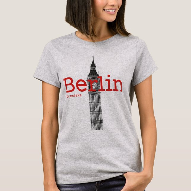 T-shirt Mstake de Berlin et de Big Ben (Devant)
