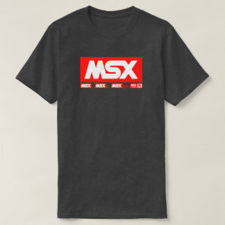 T-shirt MSX Logo - Vintage Retro Computer