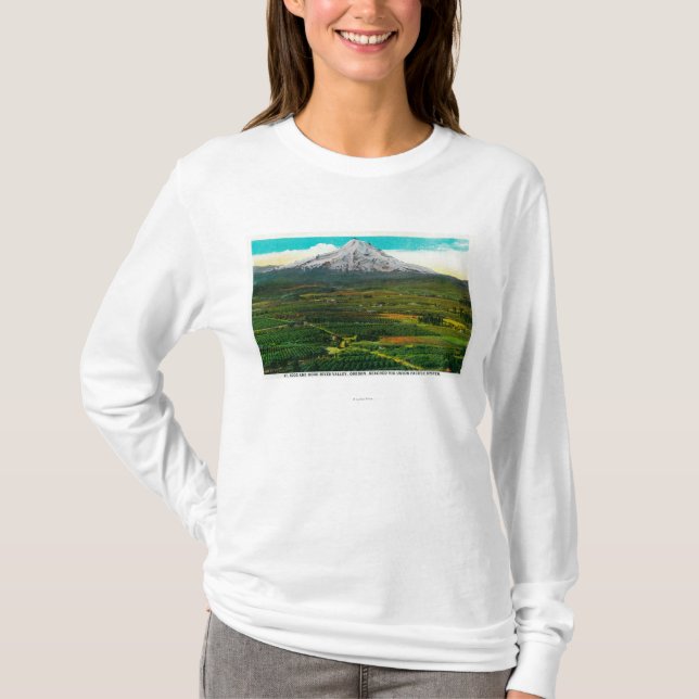 T-shirt Mt. Capot de rivière de la rivière Hood (Devant)