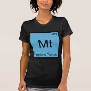 T-shirt Mt - Chimie du fossé des Mariannes Symbole de l'él