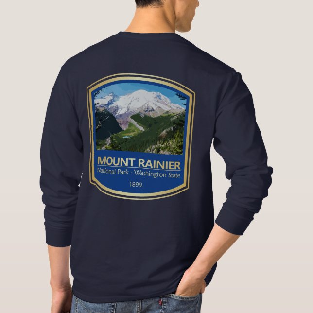 T-shirt Mt Rainier NP (PF1) (Dos)