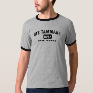 T-shirt Mt. Tammany (affligé/noir)