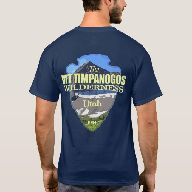 T-shirt Mt Timpanogos WA (pointe de flèche) (Dos)