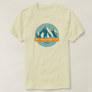 T-shirt Mt. Washington New Hampshire Étoiles Lune
