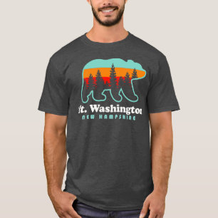 T-shirt Mt Washington New Hampshire Mountains Randonnée Be