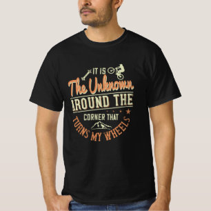T-shirt MTB - C'Est L'Inconnu Autour Du Coin