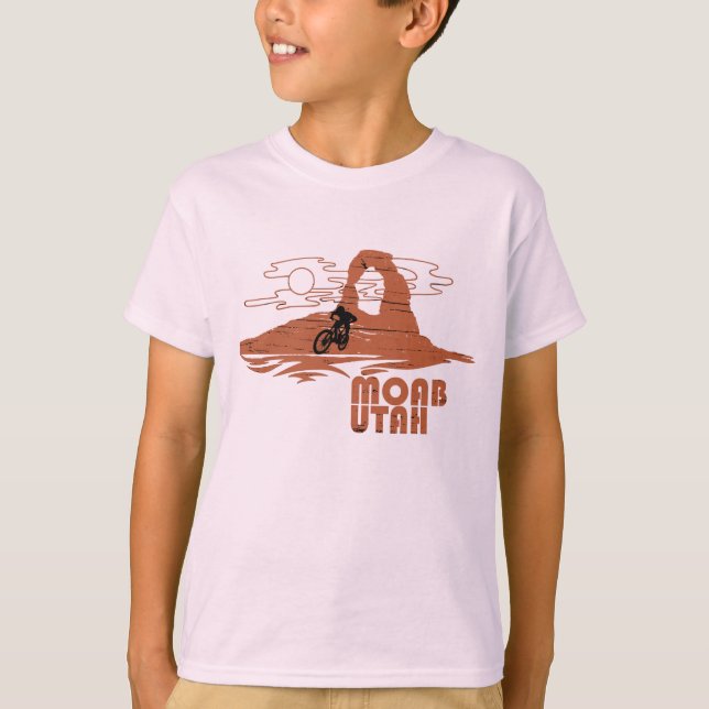 T-shirt Mtb Moab - Vélo de montagne en Utah (Devant)