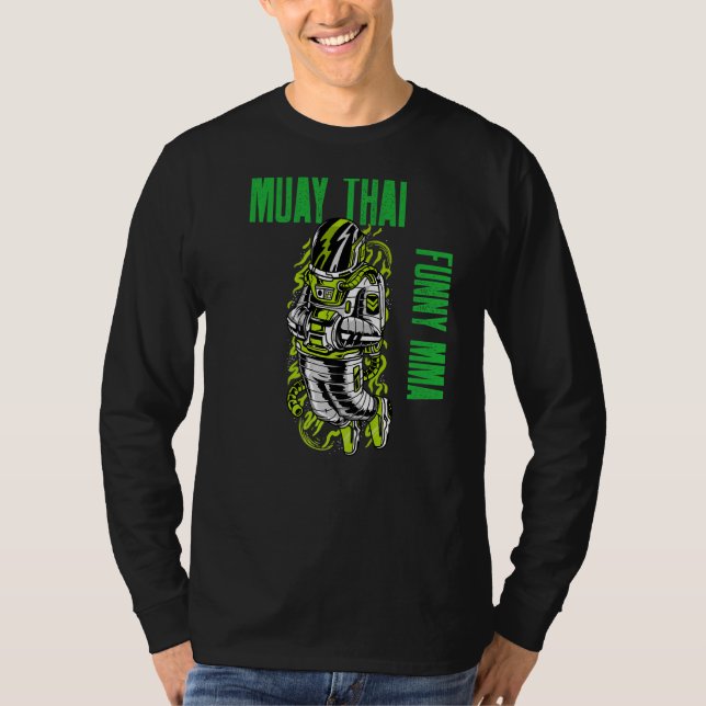 T-shirt Muay astronaute thaïlandais, Chill, Mixed martial  (Devant)