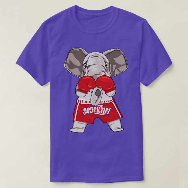 T-shirt Muay Elephant thaïlandais (Design devant)
