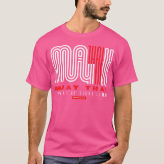 T-shirt Muay Thai Avec Typographie Personnalisée