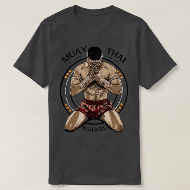 T-shirt Muay Thai Boran Wai Kru 1 (Design devant)