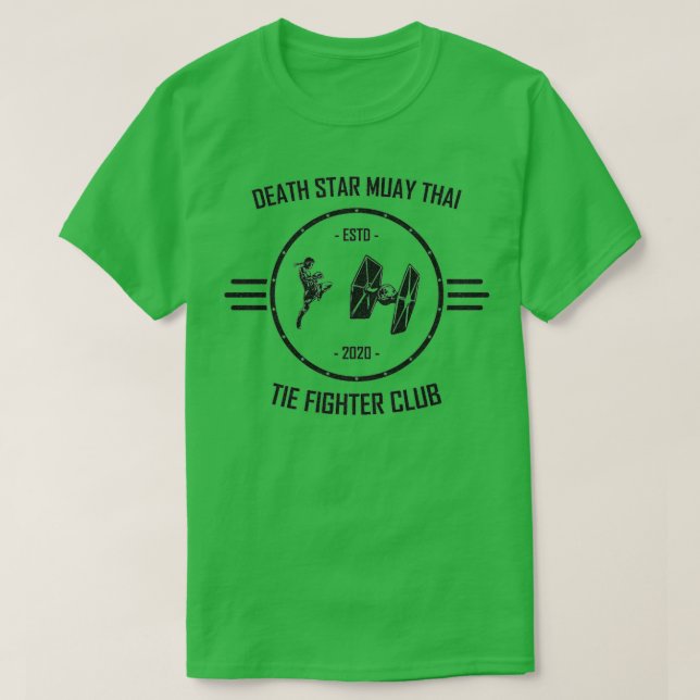 T-shirt muay thai cravate fighter club (Design devant)