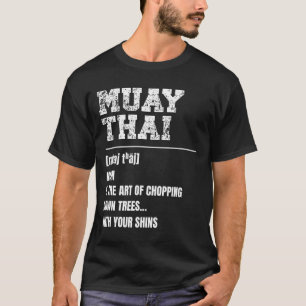 T-shirt Muay Thai Définition Martial Arts Thai Boxe Mart