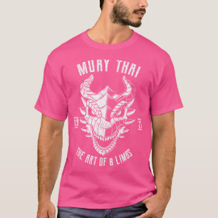 T-shirt Muay Thai Dragon Thai Boxing Et Kickboxing