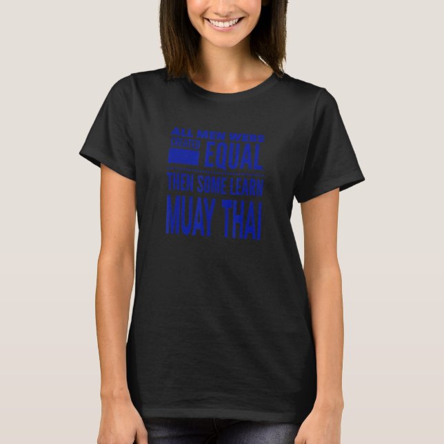 T-shirt Muay Thai Gear Pour Hommes Martial Arts Dit Kru St (Devant)