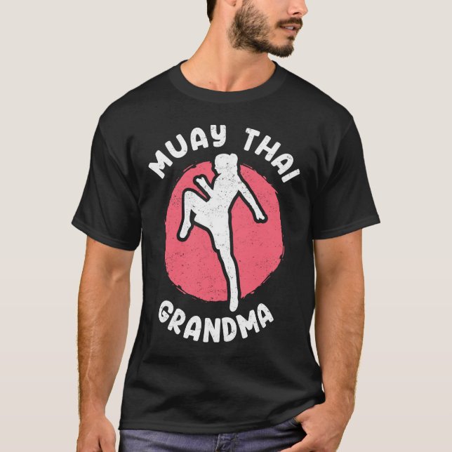 T-shirt Muay Thai Grandma Muaythai (Devant)