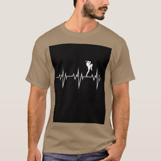 T-shirt muay thai heart beat thailand martial art Graphic