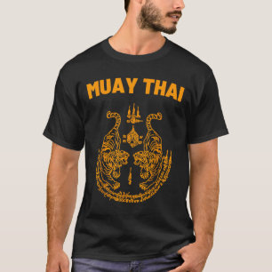 T-shirt Muay Thai Mma Combat Tatouage Jumeau Tigre Kickbox