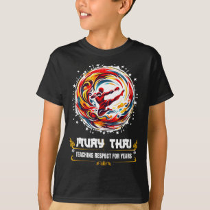 T-shirt Muay Thai Respect MMA Kickboxing Boxe Thaïlandaise
