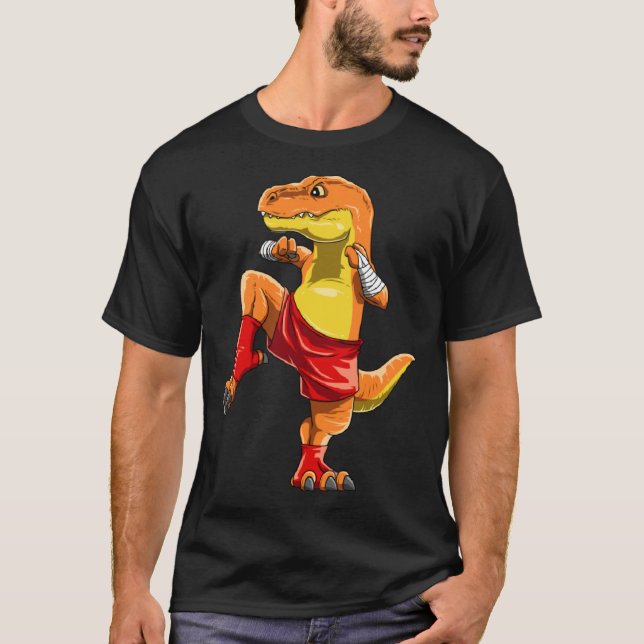 T-shirt Muay Thai Rex Fighter (Devant)
