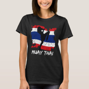 T-shirt Muay Thai Thaïlande Flag Thai Boxing Kickboxing