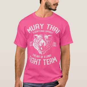 T-shirt Muay Thai Tiger Chef équipe de combat Nak Muay Kic