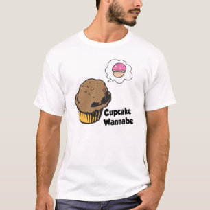 T-shirt Muffin qui veut être un Cupcake