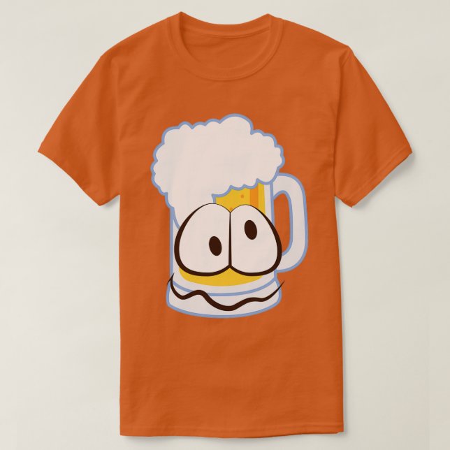 T-shirt Mug de bière (Design devant)