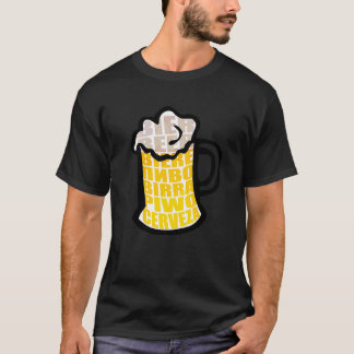 T-shirt Mug de bière Mousse de boisson Cerveza Bières inte