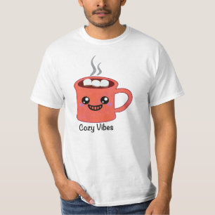 T-shirt Mug de Chocolat Chaud avec Guimauve